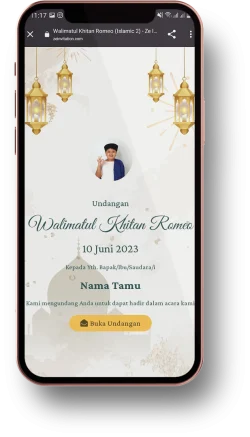 Undangan Khitanan Digital - Ze Invitation